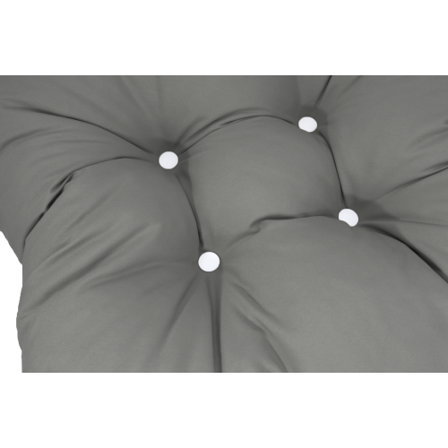 Μαξιλάρι αδιάβροχο για κάθισμα με κουμπιά γκρι