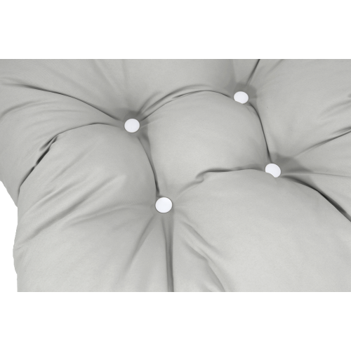 Μαξιλάρι αδιάβροχο για κάθισμα με κουμπιά λευκό