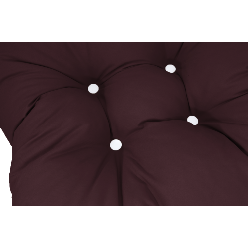 Μαξιλάρι αδιάβροχο για κάθισμα με κουμπιά μπορντώ