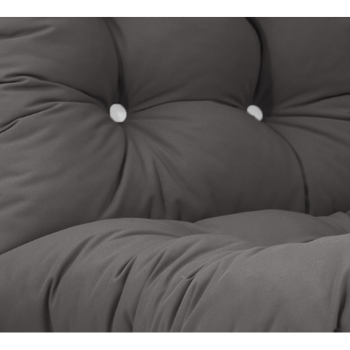 Μαξιλάρι αδιάβροχο μπαμπού μονόχρωμο γκρι σκούρο από Ομπρελόπανο με πλάτη Μαξιλάρι αδιάβροχο μπαμπού μονόχρωμο γκρι σκούρο από Ομπρελόπανο με πλάτη