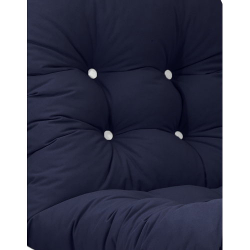 Μαξιλάρι αδιάβροχο μπαμπού μονόχρωμο Μπλέ σκούρο από Ομπρελόπανο με πλάτη Μαξιλάρι αδιάβροχο μπαμπού μονόχρωμο Μπλέ σκούρο από Ομπρελόπανο με πλάτη