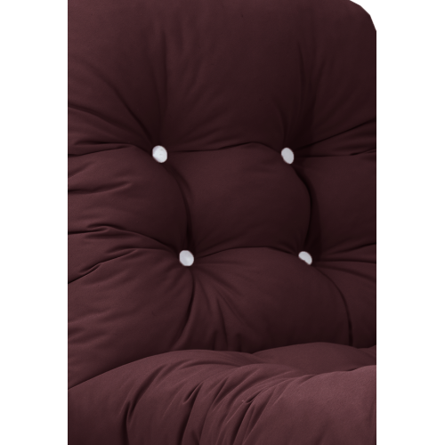 Μαξιλάρι αδιάβροχο μπαμπού μονόχρωμο μπορντώ από Ομπρελόπανο με πλάτη Μαξιλάρι αδιάβροχο μπαμπού μονόχρωμο μπορντώ από Ομπρελόπανο με πλάτη