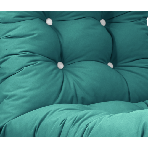 Μαξιλάρι αδιάβροχο μπαμπού μονόχρωμο πετρόλ με πλάτη Μαξιλάρι αδιάβροχο μπαμπού μονόχρωμο πετρόλ με πλάτη