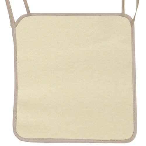 Μαξιλάρι Καρέκλας Αδιάβροχο Με Ρέλι Μπεζ Μονόχρωμο Μαξιλάρι Καρέκλας Αδιάβροχο Με Ρέλι Μπεζ Μονόχρωμο