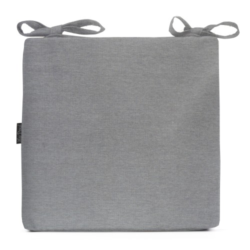 Μαξιλάρι Καρέκλας Αδιάβροχο Μονόχρωμο γκρι 100% PP Olefin με δέσιμο Μαξιλάρι Καρέκλας Αδιάβροχο Μονόχρωμο γκρι 100% PP Olefin με δέσιμο