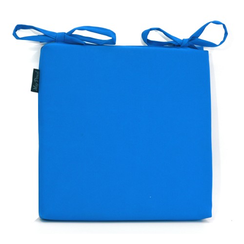 Μαξιλάρι Καρέκλας Αδιάβροχο Μονόχρωμο Μπλέ ανοιχτό Από Ομπρελόπανο με δέσιμο Μαξιλάρι Καρέκλας Αδιάβροχο Μονόχρωμο Μπλέ ανοιχτό Από Ομπρελόπανο με δέσιμο