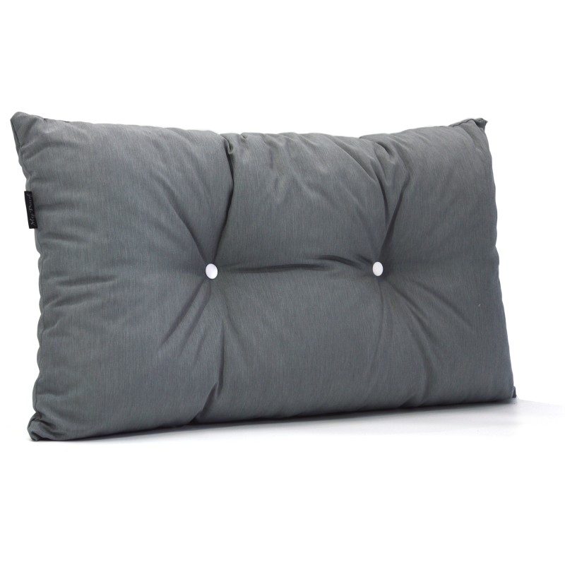 Μαξιλάρι Πλάτης Με 2 Κουμπιά αδιάβροχο 100% PP Olefin μονόχρωμο γκρι | Mycollection.gr Μαξιλάρι Πλάτης Με 2 Κουμπιά αδιάβροχο 100% PP Olefin μονόχρωμο γκρι | Mycollection.gr