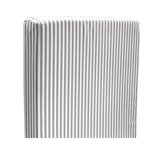 Μαξιλάρι για καναπέδες αδιάβροχο με κορδόνια στην πλάτη 100% PP Olefin γκρι με ρίγες Μαξιλάρι για καναπέδες αδιάβροχο με κορδόνια στην πλάτη 100% PP Olefin γκρι με ρίγες