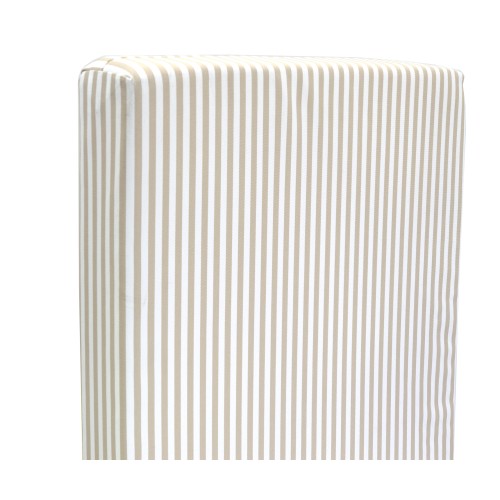 Μαξιλάρι για καναπέδες αδιάβροχο με κορδόνια στην πλάτη 100% PP Olefin μπεζ με ρίγες Μαξιλάρι για καναπέδες αδιάβροχο με κορδόνια στην πλάτη 100% PP Olefin μπεζ με ρίγες