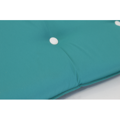 Μαξιλάρι αδιάβροχο με κουμπιά πρέσας μονόχρωμο πετρόλ μονοκόμματο αφρολέξ