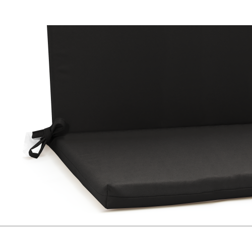 Μαξιλάρι για καναπέδες αδιάβροχο με κορδόνια στην πλάτη μαύρο μονόχρωμο Μαξιλάρι για καναπέδες αδιάβροχο με κορδόνια στην πλάτη μαύρο μονόχρωμο
