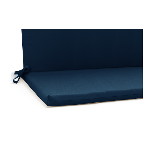 Μαξιλάρι για καναπέδες αδιάβροχο με κορδόνια στην πλάτη μπλε σκούρο μονόχρωμο Μαξιλάρι για καναπέδες αδιάβροχο με κορδόνια στην πλάτη μπλε σκούρο μονόχρωμο