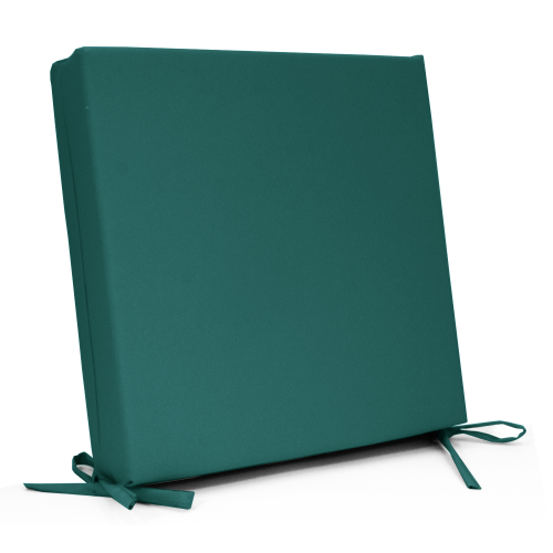 Μαξιλάρι με δέσιμο αδιάβροχο ύφασμα μονόχρωμο πετρόλ με μονοκόμματο αφρολέξ Μαξιλάρι με δέσιμο αδιάβροχο ύφασμα μονόχρωμο πετρόλ με μονοκόμματο αφρολέξ