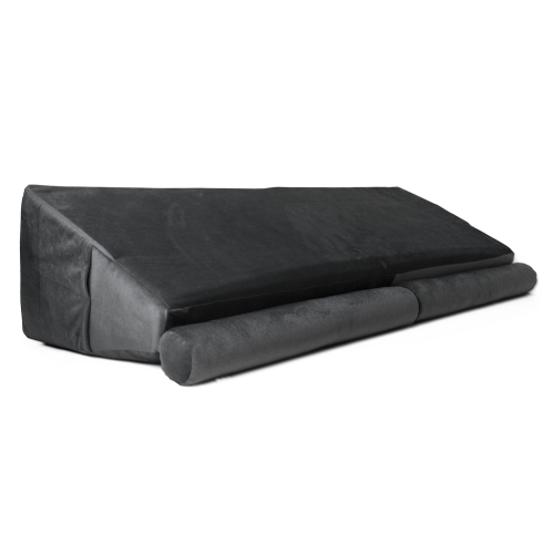 Μαξιλάρι ορθοπεδικό 2 κλίσεων για κρεβάτι Velure πλάτης τριγωνικό (Φάλτσο) Γκρι 250-Memory foam Μαξιλάρι ορθοπεδικό 2 κλίσεων για κρεβάτι Velure πλάτης τριγωνικό (Φάλτσο) Γκρι 250-Memory foam