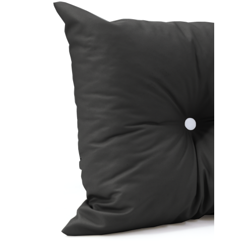 Μαξιλάρι Πλάτης Με 2 Κουμπιά Από Ομπρελόπανο αδιάβροχο Μαύρο χρώμα Μαξιλάρι Πλάτης Με 2 Κουμπιά Από Ομπρελόπανο αδιάβροχο Μαύρο χρώμα