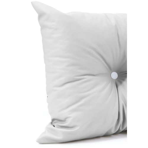 Μαξιλάρι Πλάτης Με 2 Κουμπιά Από Ομπρελόπανο αδιάβροχο λευκό χρώμα Μαξιλάρι Πλάτης Με 2 Κουμπιά Από Ομπρελόπανο αδιάβροχο λευκό χρώμα