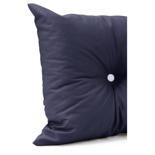 Μαξιλάρι Πλάτης Με 2 Κουμπιά Από Ομπρελόπανο αδιάβροχο Μπλέ σκούρο χρώμα Μαξιλάρι Πλάτης Με 2 Κουμπιά Από Ομπρελόπανο αδιάβροχο Μπλέ σκούρο χρώμα