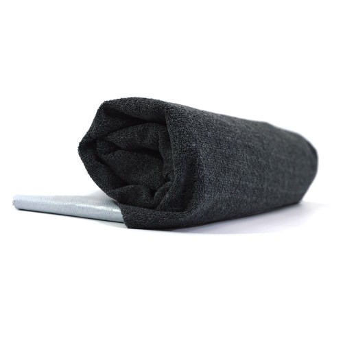 Μαξιλάρι Πλάτης Τριγωνικό πετσετέ ύφασμα μονόχρωμο μαύρο με αδιάβροχη μεμβράνη Μαξιλάρι Πλάτης Τριγωνικό πετσετέ ύφασμα μονόχρωμο μαύρο με αδιάβροχη μεμβράνη