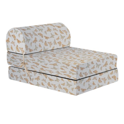 Πολυθρόνα - Κρεβάτι Flip Chair λονέτα σχέδιο Πεταλούδες Evelyn 601 Florina