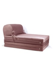 Πολυθρόνα - Κρεβάτι Flip Chair Velure Florina σομόν