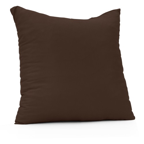 Μαξιλάρι καναπέ - δαπέδου μονόχρωμο καφέ - Ύφασμα κρετόν Μαξιλάρι καναπέ - δαπέδου μονόχρωμο καφέ - Ύφασμα κρετόν