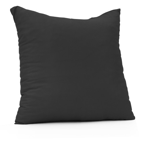 Μαξιλάρι καναπέ - δαπέδου μονόχρωμο μαύρο - Ύφασμα κρετόν Μαξιλάρι καναπέ - δαπέδου μονόχρωμο μαύρο - Ύφασμα κρετόν
