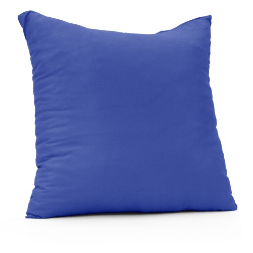 Μαξιλάρι καναπέ - δαπέδου μονόχρωμο μπλε - Ύφασμα κρετόν Μαξιλάρι καναπέ - δαπέδου μονόχρωμο μπλε - Ύφασμα κρετόν