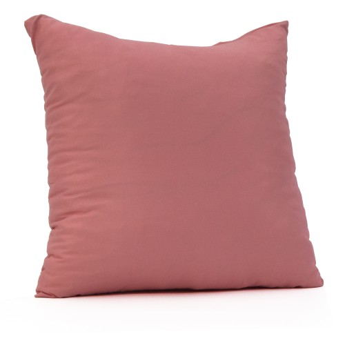 Μαξιλάρι καναπέ - δαπέδου μονόχρωμο σομόν - Ύφασμα κρετόν Μαξιλάρι καναπέ - δαπέδου μονόχρωμο σομόν - Ύφασμα κρετόν