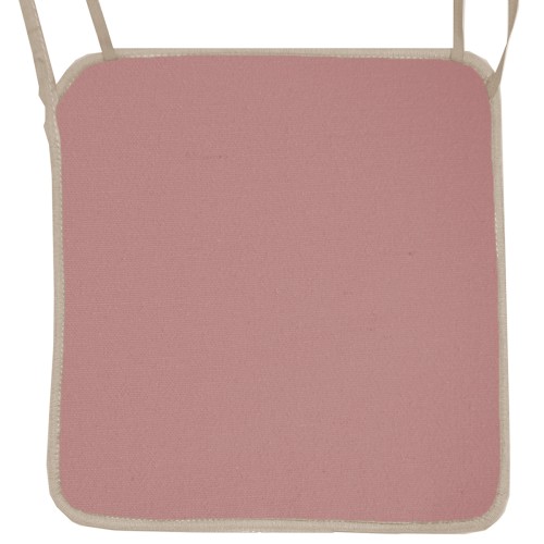 Μαξιλάρι Καρέκλας Με Ρέλι Μονόχρωμο Ροζ - Σομόν ύφασμα λονέτα Μαξιλάρι Καρέκλας Με Ρέλι Μονόχρωμο Ροζ - Σομόν ύφασμα λονέτα