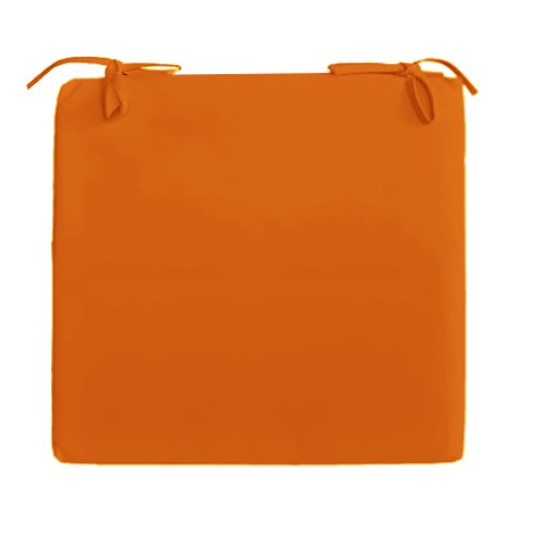 Μαξιλάρι καρέκλας τετράγωνο πορτοκαλί χρώμα Μαξιλάρι καρέκλας τετράγωνο πορτοκαλί χρώμα