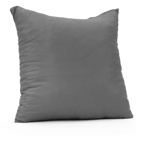 Μαξιλάρι καναπέ - δαπέδου μονόχρωμο γκρί - Ύφασμα κρετόν Μαξιλάρι καναπέ - δαπέδου μονόχρωμο γκρί - Ύφασμα κρετόν