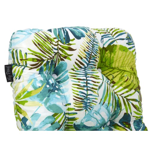 Μαξιλάρι κάθισμα με πλάτη με κουμπιά -  Bali | Ύφασμα Κρετόν (44 x 49) + (44 x 55). Εκ.