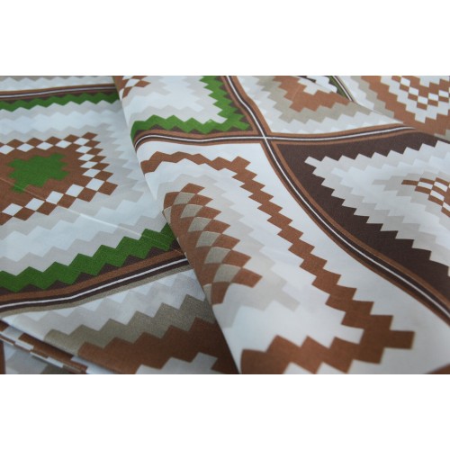 Μαξιλάρι μονοκόμματο Σχέδιο Rhombus για παλέτα με κουμπιά - Μπαμπού