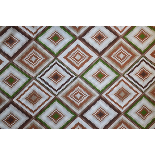 Μαξιλάρι πλάτης με 2 κουμπιά Σχέδιο Rhombus | Ύφασμα Κρετόν Μαξιλάρι πλάτης με 2 κουμπιά Σχέδιο Rhombus | Ύφασμα Κρετόν