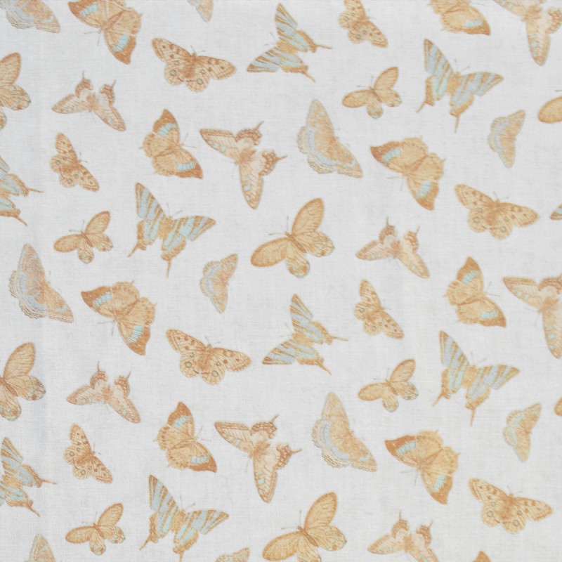 Μαξιλάρι καρέκλας με πλάτη λονέτα σχέδιο Πεταλούδες Evelyn 601 | Mycollection.gr