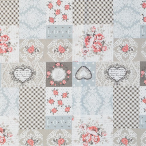 Μαξιλάρι κάθισμα μπαμπού - Λονέτα σχέδιο Heart Lia 401