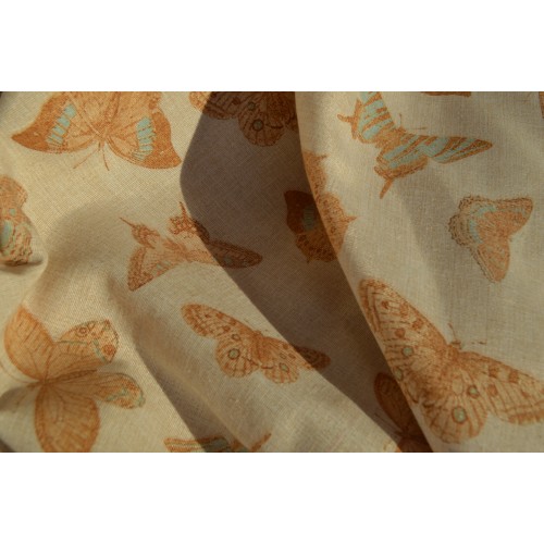 Μαξιλάρα δαπέδου Σχέδιο Πεταλούδες Evelyn 601 - Λονέτα ύφασμα