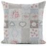 Μαξιλάρα δαπέδου Σχέδιο Heart Lia 401 - Λονέτα ύφασμα | Mycollection.gr