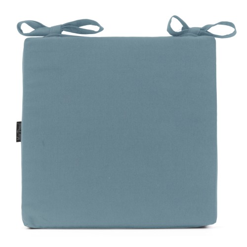 Μαξιλάρι Καρέκλας Με Δέσιμο μονόχρωμο Γαλάζιο - Λονέτα Ύφασμα Μαξιλάρι Καρέκλας Με Δέσιμο μονόχρωμο Γαλάζιο - Λονέτα Ύφασμα