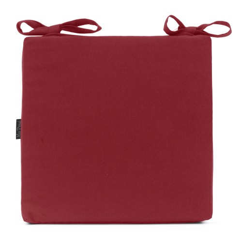 Μαξιλάρι Καρέκλας Με Δέσιμο μονόχρωμο Κόκκινο - Λονέτα Ύφασμα Μαξιλάρι Καρέκλας Με Δέσιμο μονόχρωμο Κόκκινο - Λονέτα Ύφασμα