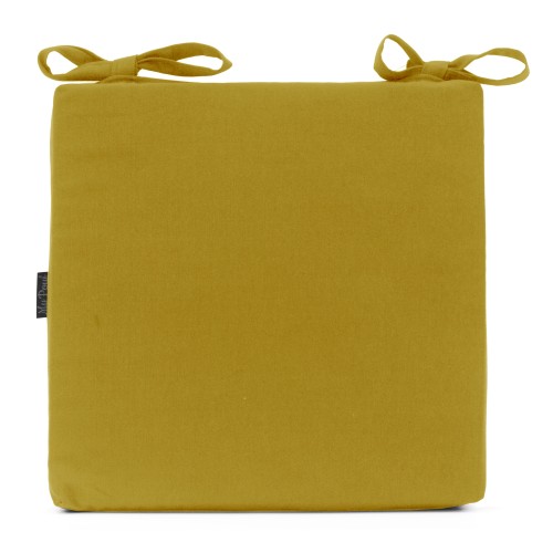 Μαξιλάρι Καρέκλας Με Δέσιμο μονόχρωμο Κροκί - Λονέτα Ύφασμα Μαξιλάρι Καρέκλας Με Δέσιμο μονόχρωμο Κροκί - Λονέτα Ύφασμα