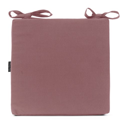 Μαξιλάρι Καρέκλας Με Δέσιμο μονόχρωμο Ρόζ - Λονέτα Ύφασμα Μαξιλάρι Καρέκλας Με Δέσιμο μονόχρωμο Ρόζ - Λονέτα Ύφασμα