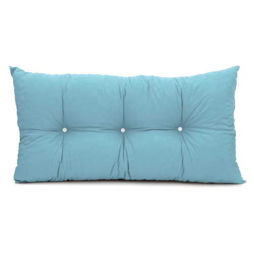 Μαξιλάρι Πλάτης Με 2 Κουμπιά Λονέτα γαλάζιο Μαξιλάρι Πλάτης Με 2 Κουμπιά Λονέτα γαλάζιο