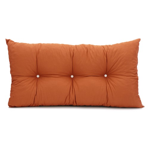 Μαξιλάρι Πλάτης Με 2 Κουμπιά Λονέτα πορτοκαλί Μαξιλάρι Πλάτης Με 2 Κουμπιά Λονέτα πορτοκαλί