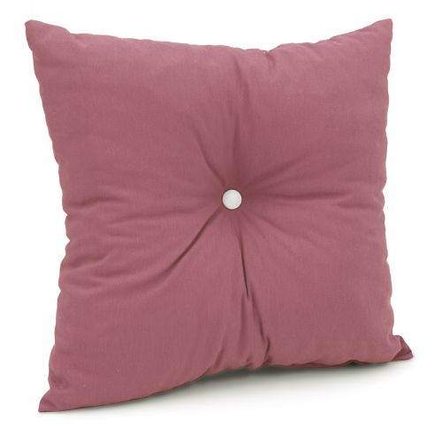 Μαξιλάρι Πλάτης Με 2 Κουμπιά Λονέτα ρόζ - σομόν Μαξιλάρι Πλάτης Με 2 Κουμπιά Λονέτα ρόζ - σομόν