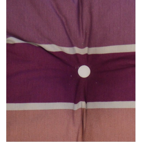 Μαξιλάρι κάθισμα μπαμπού - Λονέτα σχέδιο με ρίγες φαρδιές Μώβ - Σάπιο Μήλο - Λιλά