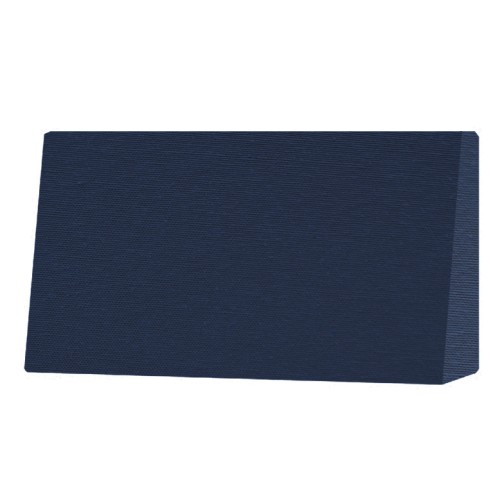 Μαξιλάρι πλάτης τριγωνικό Denim μπλέ για παλέτα με ύφασμα λονέτα μονόχρωμη
