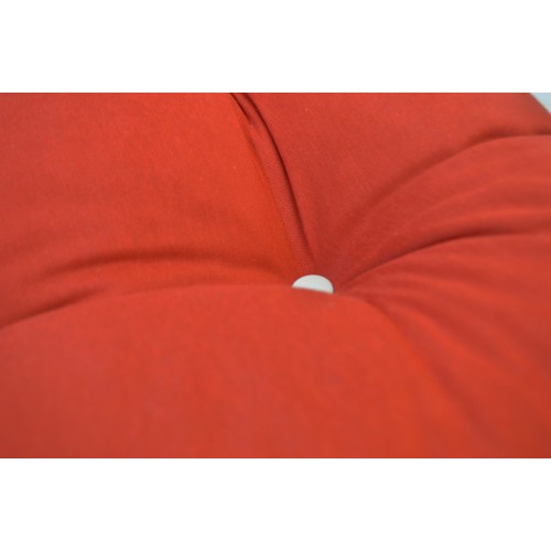 Μαξιλάρι κάθισμα μπαμπού - Λονέτα κόκκινο ύφασμα Μαξιλάρι κάθισμα μπαμπού - Λονέτα κόκκινο ύφασμα