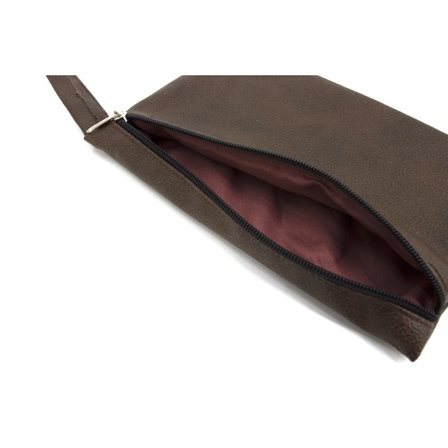 Τσαντάκι - Νεσεσέρ δερματίνη Odario Pure Brown Τσαντάκι - Νεσεσέρ δερματίνη Odario Pure Brown