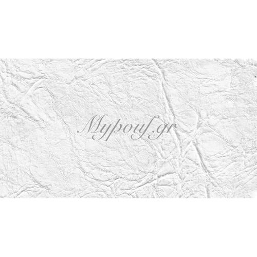 Μαξιλάρι για Καναπέ / Παλέτα Με Φερμουάρ Miami Λευκή Δερματίνη 120 X 85 X 7 Εκ.